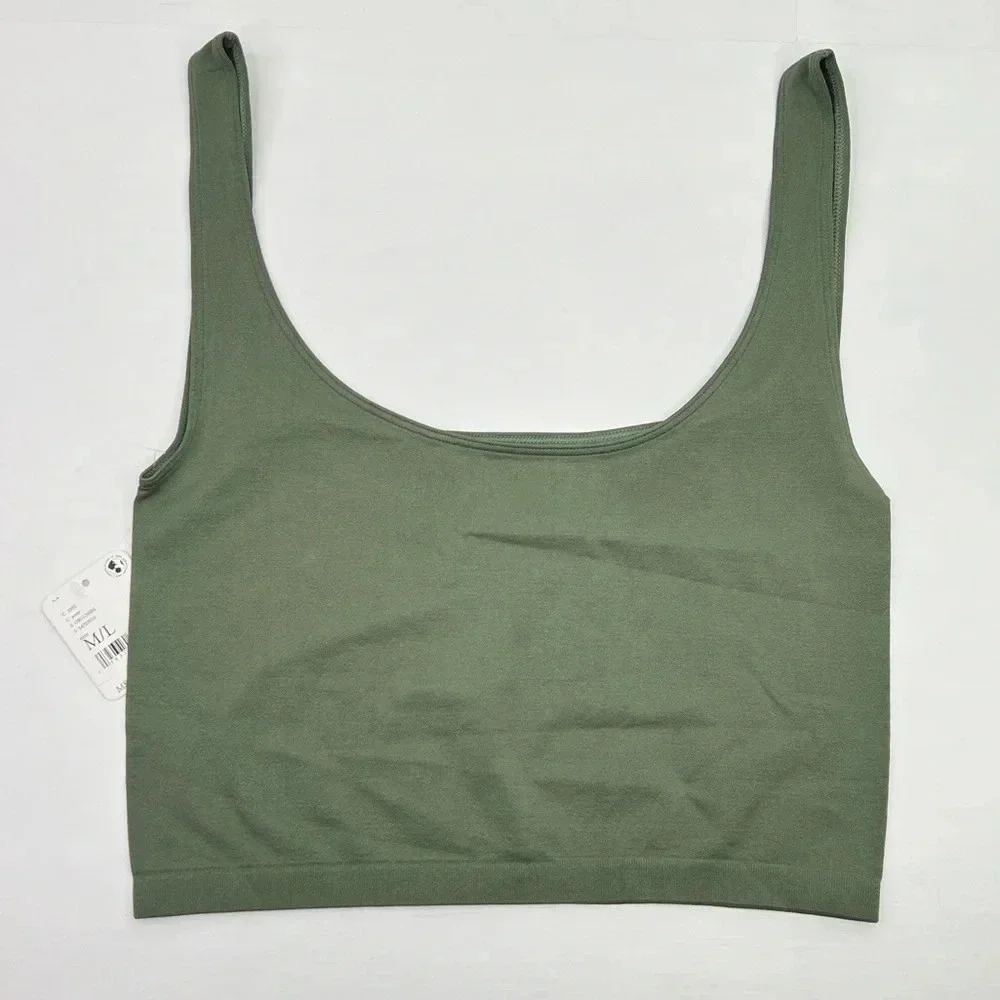 Free People Scoop Neck Crop Top